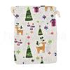 10Pcs 5 Styles Printed Polycotton(Polyester Cotton) Packing Pouches Drawstring Bags ABAG-YW0001-04-9