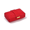 Rectangle PU Leather Jewelry Ring Storage Boxes CON-Z009-01B-01-2