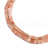 Natural Pink Aventurine Beads Strands G-B129-A11-01-4