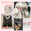   120Pcs 6 Colors Handmade Woven Costume Accessories WOVE-PH0001-18A-6