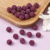 Polymer Clay Rhinestone Beads RB-H284-8MM-502-4