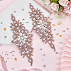 Flower Glass Crystal Rhinestone Applques DIY-WH0304-643B-5