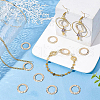 Brass Links Connectors KK-BC0006-39G-NF-6