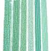Electroplate Opaque Solid Color Glass Beads Strands EGLA-A044-P3mm-L14-2