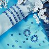 Round Evil Eye Resin Beads RESI-NB0001-26A-2