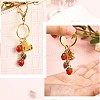 18Pcs Mixed Enamel Fruits Charms Pendant Imitation Fruit Charm Colorful Alloy Enamel Pendant for Jewelry Necklace Bracelet Earring Making Crafts JX186A-7
