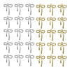GOMAKERER 32Pcs 2 Colors Alloy Pendants FIND-GO0001-50-1