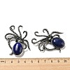 Natural Lapis Lazuli Octopus Brooch G-Z050-01I-3