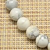 Natural Howlite Beads Strands G-I107-6mm-3