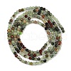 Natural African Bloodstone Beads Strands G-S388-A02-2mm-3