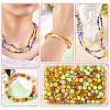 2 Bag Glass Round Beads Set JX547F-5