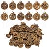 84 Pieces Zodiac Sign Charm Pendants 12 Constellation Charm Pendant Alloy Charm for Jewelry Necklace Earring Making Crafts JX557C-1
