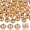 Beebeecraft 40Pcs Rack Plating Brass Beads KK-BBC0011-15C-1