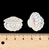 UV Plating Ocaen Theme Transparent Resin Cabochons CRES-D306-01B-4