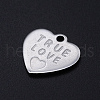 Non-Tarnish Valentine's Day Theme STAS-S105-T712-2