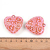 Opaque Acrylic Pendants SACR-T017-15A-3