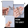   12Pcs 6 Colors Zinc Alloy DIY Bags Adjustable Clasps Accessories FIND-PH0002-89-3