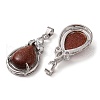 Synthetic Goldstone Pendants G-A095-02P-01-2