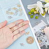 Beebeecraft 20Pcs 2 Colors Brass Micro Pave Clear Cubic Zirconia Pendants KK-BBC0001-48-3