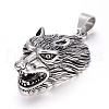 304 Stainless Steel Big Pendants STAS-H365-22-2