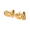 304 Stainless Steel Stud Earrings EJEW-P316-06G-1