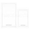 BENECREAT 2Pcs 2 Sizes Custom Acrylic Measuring Tools Sets DIY-BC0014-14-1