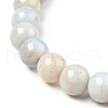 Glass Round Beaded Stretch Bracelet BJEW-TA00378-02-2