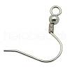 Earrings Findings Original Color 304 Stainless Steel Earring Hooks X-STAS-H011-1