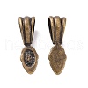 Brass Pendant Bails KK-Q185-AB-2