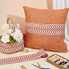 Olycraft 5M Polyester Jacquard Leaf Ribbon OCOR-OC0001-59C-5