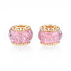 Rack Plating Alloy European Beads MPDL-N039-199-02G-1