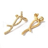 Bowknot Ion Plating(IP) 304 Stainless Steel Stud Earrings for Women EJEW-L287-036G-2
