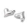 Non-Tarnish 304 Stainless Steel Pendants STAS-G338-14P-2