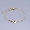 201 Stainless Steel Kitten Link Bracelets BJEW-T011-JN474-2-1