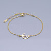 201 Stainless Steel Kitten Link Bracelets BJEW-T011-JN474-2-1