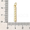Rack Plating Brass Micro Pave Cubic Zirconia Pendants X-KK-I720-48G-3