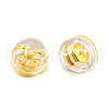 Resin & Brass Ear Nuts FIND-H046-01G-2