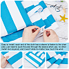 Canvas Cloth Beach Lounge Chair Cover with Pillows AJEW-WH0342-54B-3