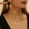 Alloy Pendant Necklaces & Dangle Earrings Sets FS-WG55CC4-01-2