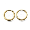 Round 304 Stainless Steel Hoop Earrings EJEW-V005-01G-01-2