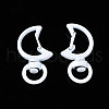 Spray Painted Eco-Friendly Alloy Swivel Snap Hooks Clasps PALLOY-T080-13M-NR-2
