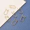 Brass Hoop Earring Findings X-KK-F824-009G-3