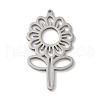 Non-Tarnish 304 Stainless Steel Pendants STAS-U010-20P-1