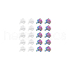 DICOSMETIC 40Pcs 2 Colors Tibetan Style Zinc Alloy Pendants FIND-DC0003-03-6