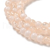 Crackle Glass Beads Strands X1-GLAA-U001-4mm-05-3