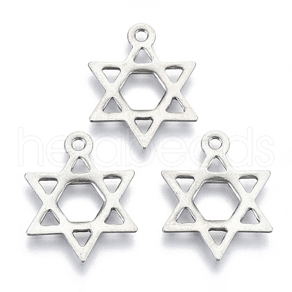 Non-Tarnish 201 Stainless Steel Pendants X-STAS-R116-039-1