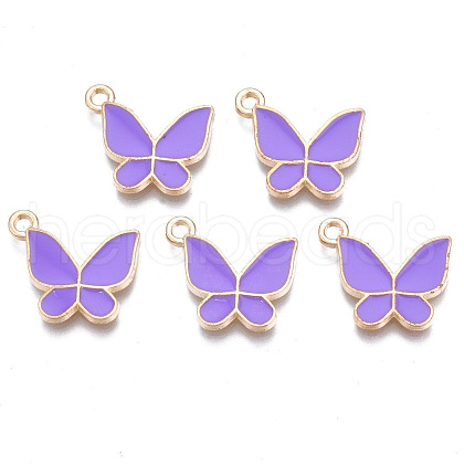 Alloy Enamel Pendants ENAM-T016-23B-RS-1