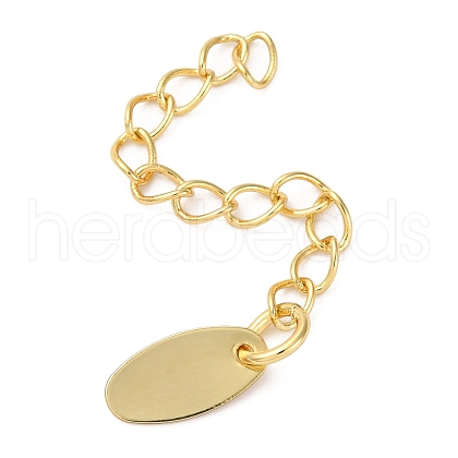 Brass Ends with Chain KK-D378-09G-03-1