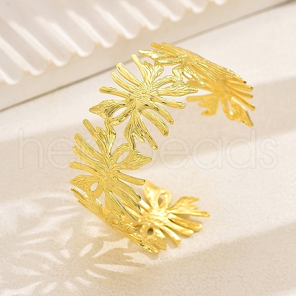Hollow Out Brass Cuff Bnagles for Women JS8489-1-1