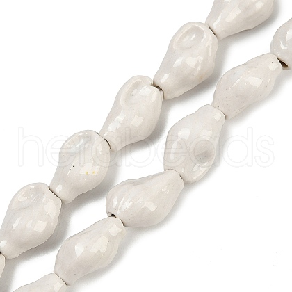 Ocean Series Handmade Porcelain Beads PORC-R002-04A-05-1